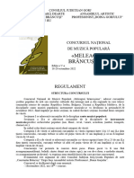 Regulament Meleaguri Brancusiene 2022