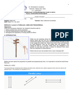 Module 4 Lesson 2 Properties of Parallel and Transversal Lines