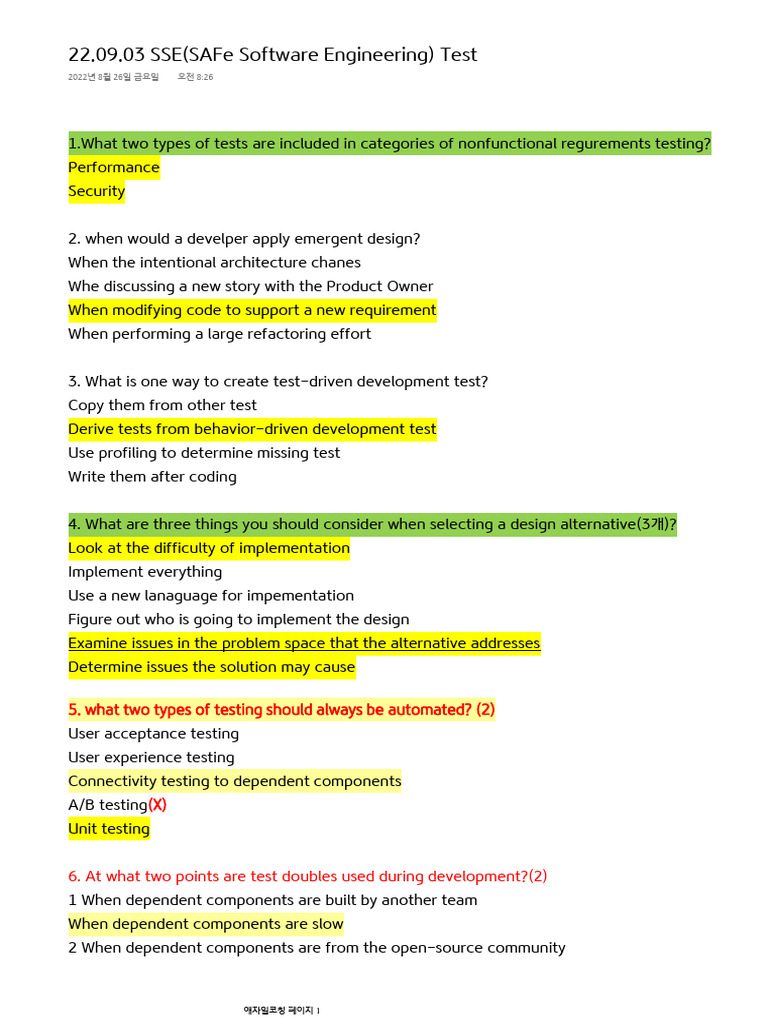 SSE Testing and Development Practices | PDF | Test Driven Development ...