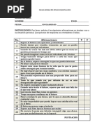 Evaluación Cognitiva: Test MOCA | PDF