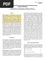 Sources of Distortion Study During Quench Hardening Using