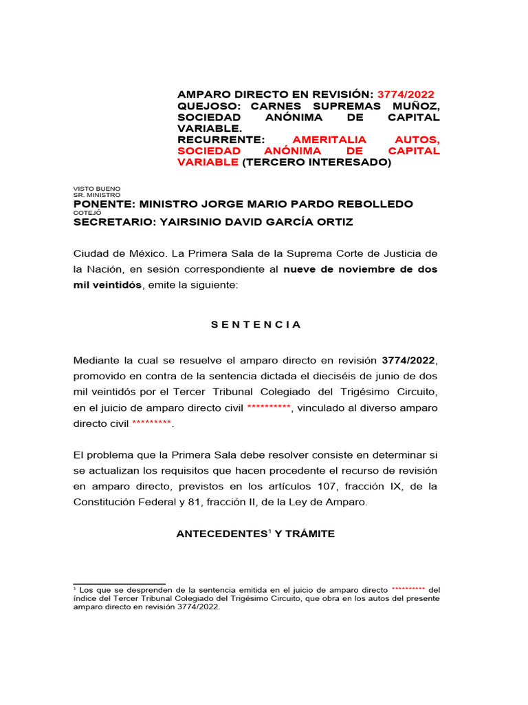 Caso de Jurisprudencia en Materia Mercantíl | PDF | Caso de ley