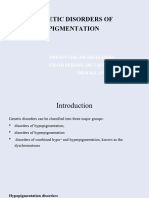 Genetic Disorders of Pigmentation