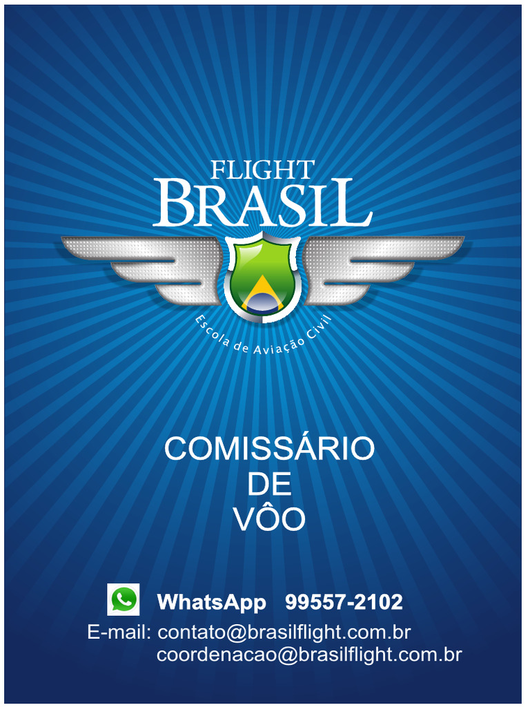 Apostila Flight Brasil Comissario de Voo 2023 | PDF | Aviação | Tratado