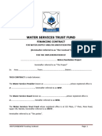 WSTF-WSB-WSP Financing Contract