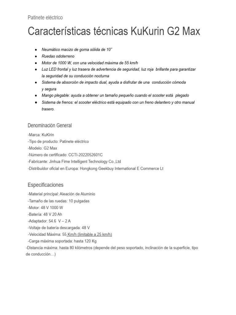 certificado-compra-y-caracter-sticas-t-cnicas-kukirin-g2-max-2-pdf