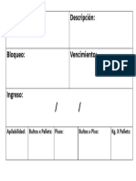 Formato Vencimiento Pallets