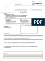 LABORATORY ACT - DNA Extraction (Mango DNA) Observation Paper