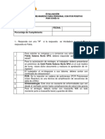 Evaluacion Protocolo Re-Ingreso para Personal Con PCR Positivo