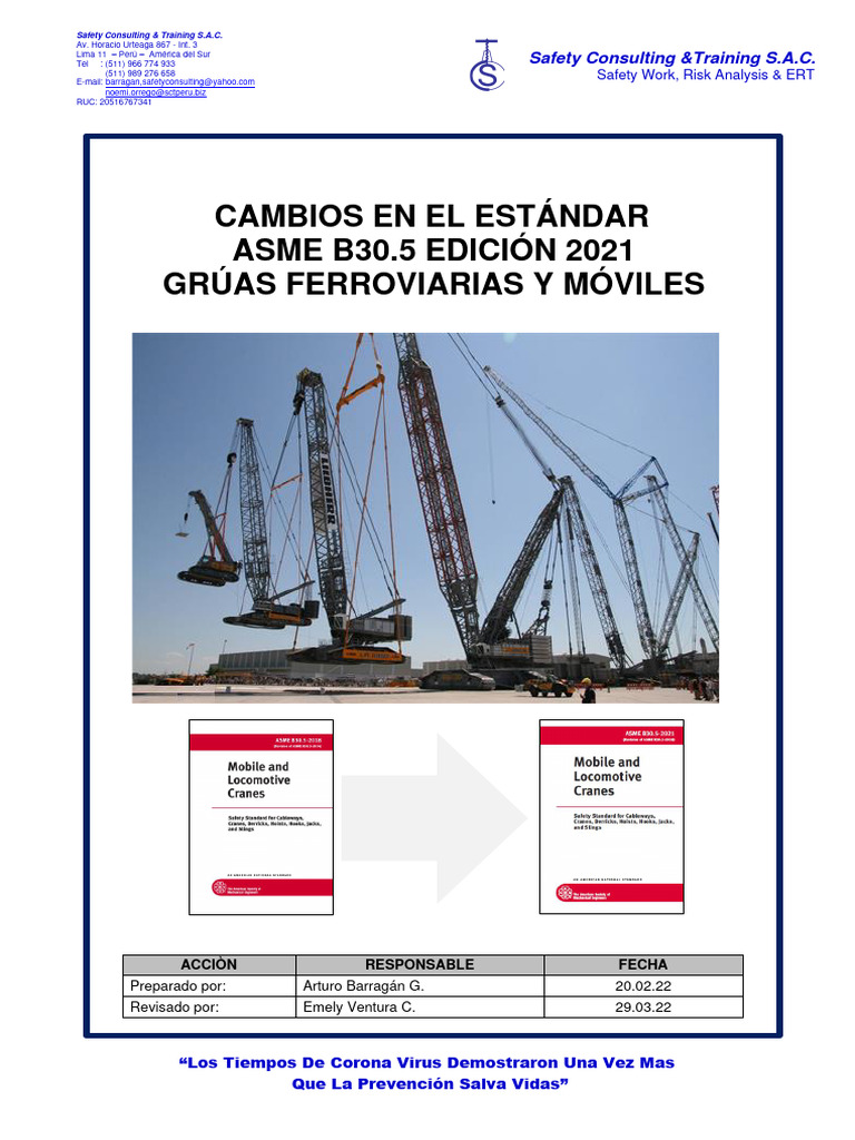 Cambios en el asme b30 5 2021 para rigger y se alero pdf