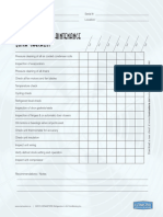 Icemasters Refrigeration Checklist