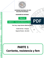 UNIDAD 5 - Corriente Eléctrica y Circuitos de CC