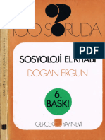 Doğan Ergun - 100 Soruda - Sosyoloji El Kitabı - Gerçek Yay-1993