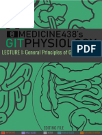 1st Lecture - General Principles of GIT Physiology - GIT Physiology