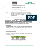 Infome Topografico Huancha