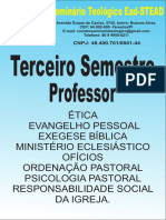 Capa Do Terceiro Semestre - Professor