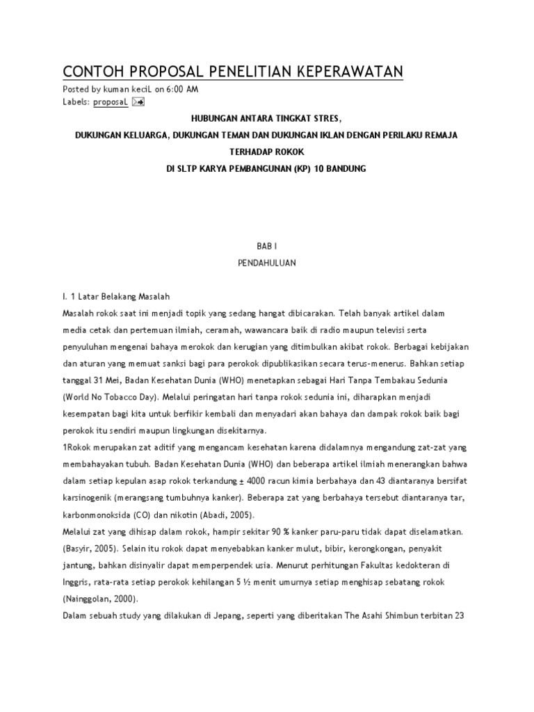 Contoh Proposal Skripsi Pendidikan Bahasa Inggris Pdf Surat Permohonan