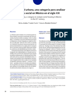 Habitabilidad Urbana, Una Categoría para Analizar Vivienda Social en México en El Siglo