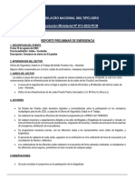 Reporte Preliminar de Emergercia - DF Lima Noroeste 15-08-2023
