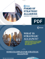 Forms of Strategic Alliances Presentation Aroosa