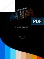 Mastering. Estudios Panda