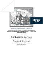 Vilanova, Santiago de - Simbolismo de Tres Etapas Iniciáticas