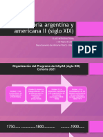 Clase 1 Del 3 de MAYO 21 Historia Argentina y Americana II (Siglo XIX