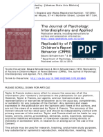 Replicability of Factors in CRPBI (Schludermann, 1970)