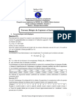 TD - Capteurs Et Instrumentation