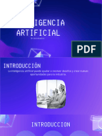 Presentacion Inteligencia Artificial Tecnologica Futurista Azul y Violeta