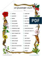 Nature Scavenger Hunt 1