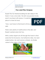 Fox and the grapes