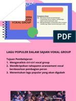 Musik Modern Dalam Sajian Vokal Group