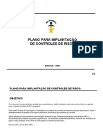 Plano para Implantar Controles de Risco