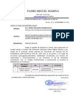 Oficio PMM N 039-2022