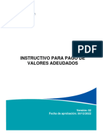 Instructivo Pago Valores Adeudados