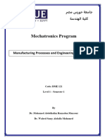 Manufcaturing Processes and Enineering Metrology Book HUE 2019-2020