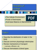 General Principles of Pathophysiology: The Cellular Environment Fluids & Electrolytes Acid-Base Balance & Maintenance