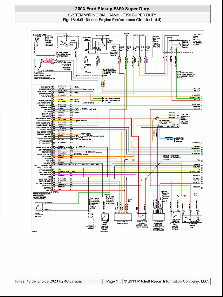2003 Ford F350 Wiring Diagrams | PDF | Games & Activities | Technology