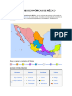 Regiones Económicas de México