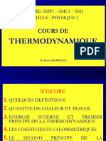 Cours de Thermodynamyque Smp1