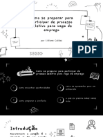 Como Se Preparar para Participar de Processo Seletivo para Vaga de Emprego