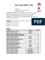 Reglas y Condiciones Quiniela Qatar - 2022