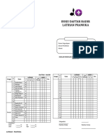 Buku Daftar Hadir Latihan Pramuka