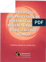 PDF Rizzo Abm Introducao Aos Processos de Preparacao de Materias Primas para o Refino Do Aco PDF - Compress
