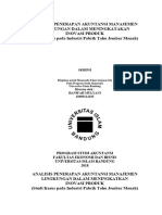 ANALISIS PENERAPAN AKUNTANSI MANAJEMEN LINGKUNGAN DALAM MENINGKATAKAN INOVASI PRODUK (Studi Kasus Pada Industri Pabrik Tahu Jembar Manah)