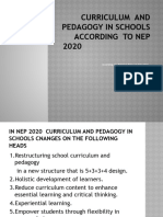 Curriculum and Pedagogy in Schools According To Nep