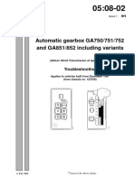 Automatic Gearbox GA750/751/752 and GA851/852 Including Variants