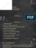 Measurement Scientific Notation