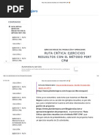 10 Ejercicios de Pert y CPM | PDF | Tecnología